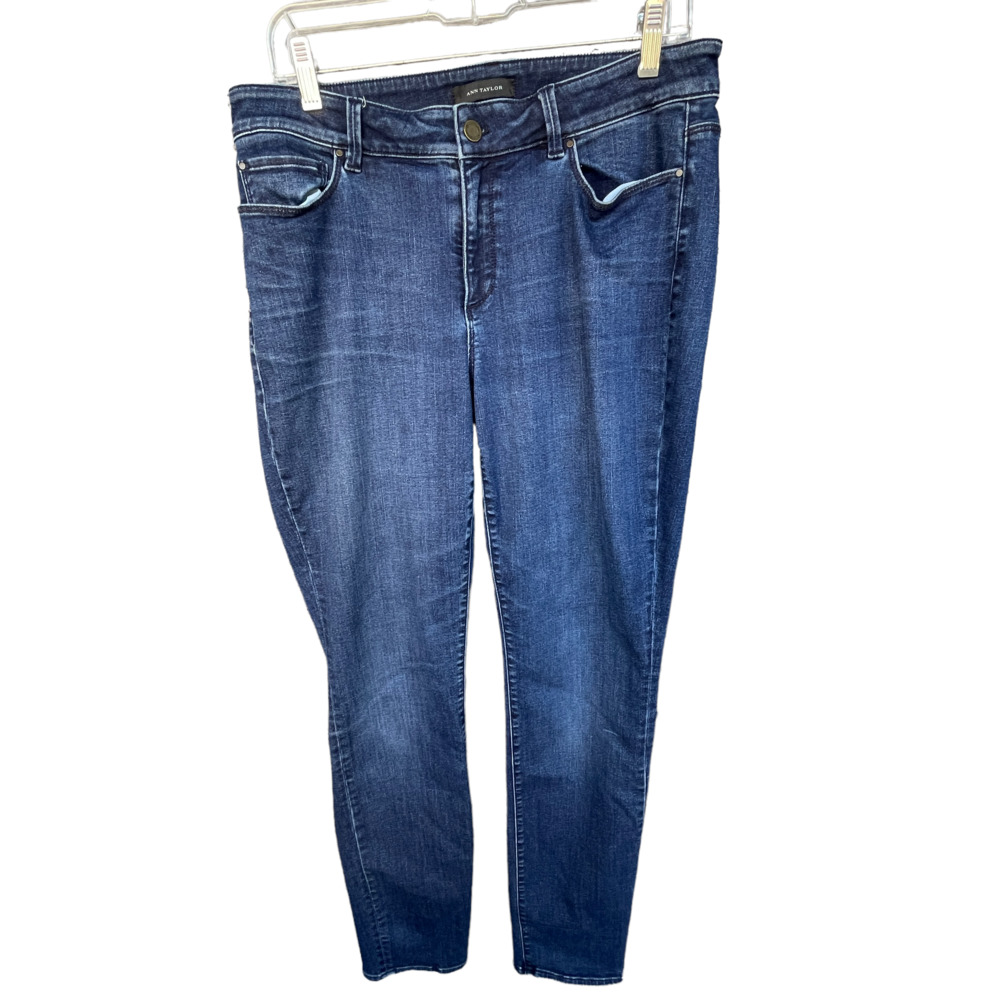 Ann Taylor Jeans Womens 12T Skinny Curvy Fit